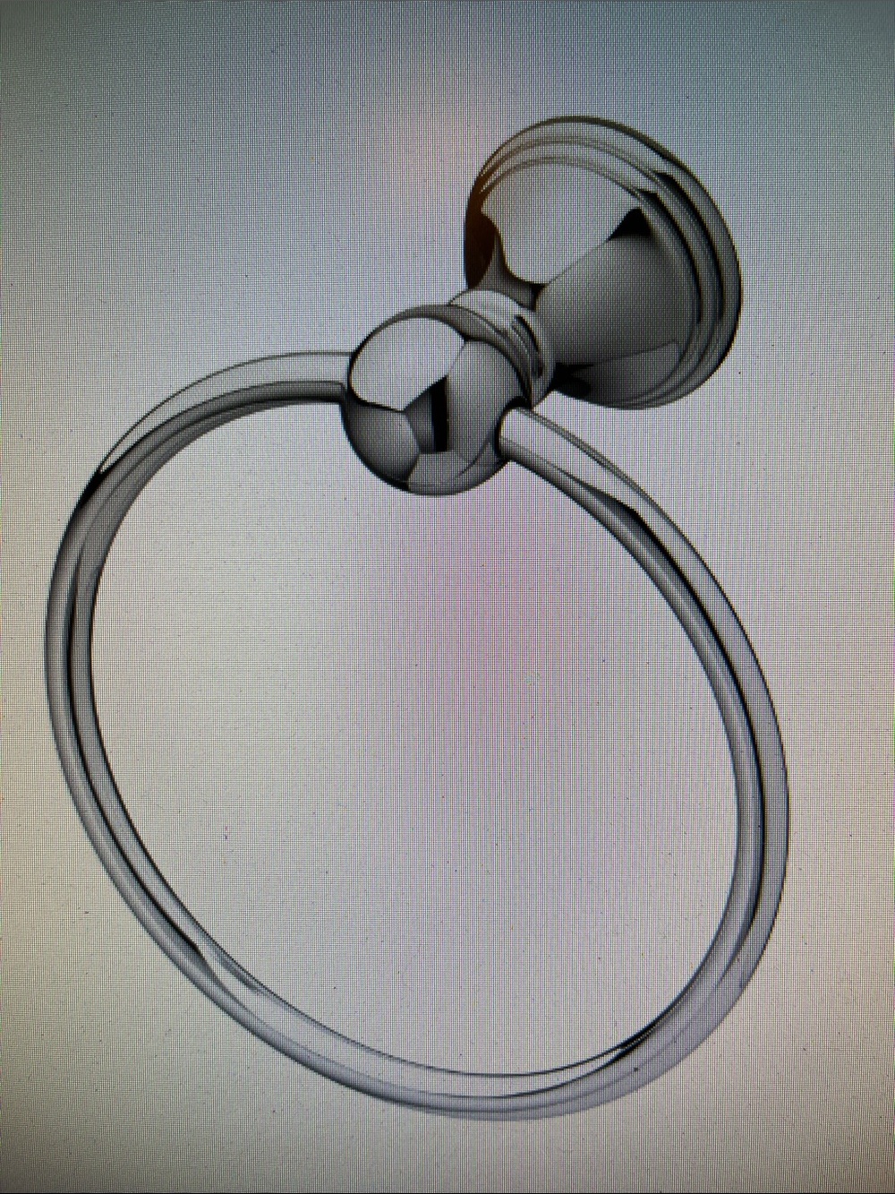 DXV Polished Chrome Ashbee Towel Ring